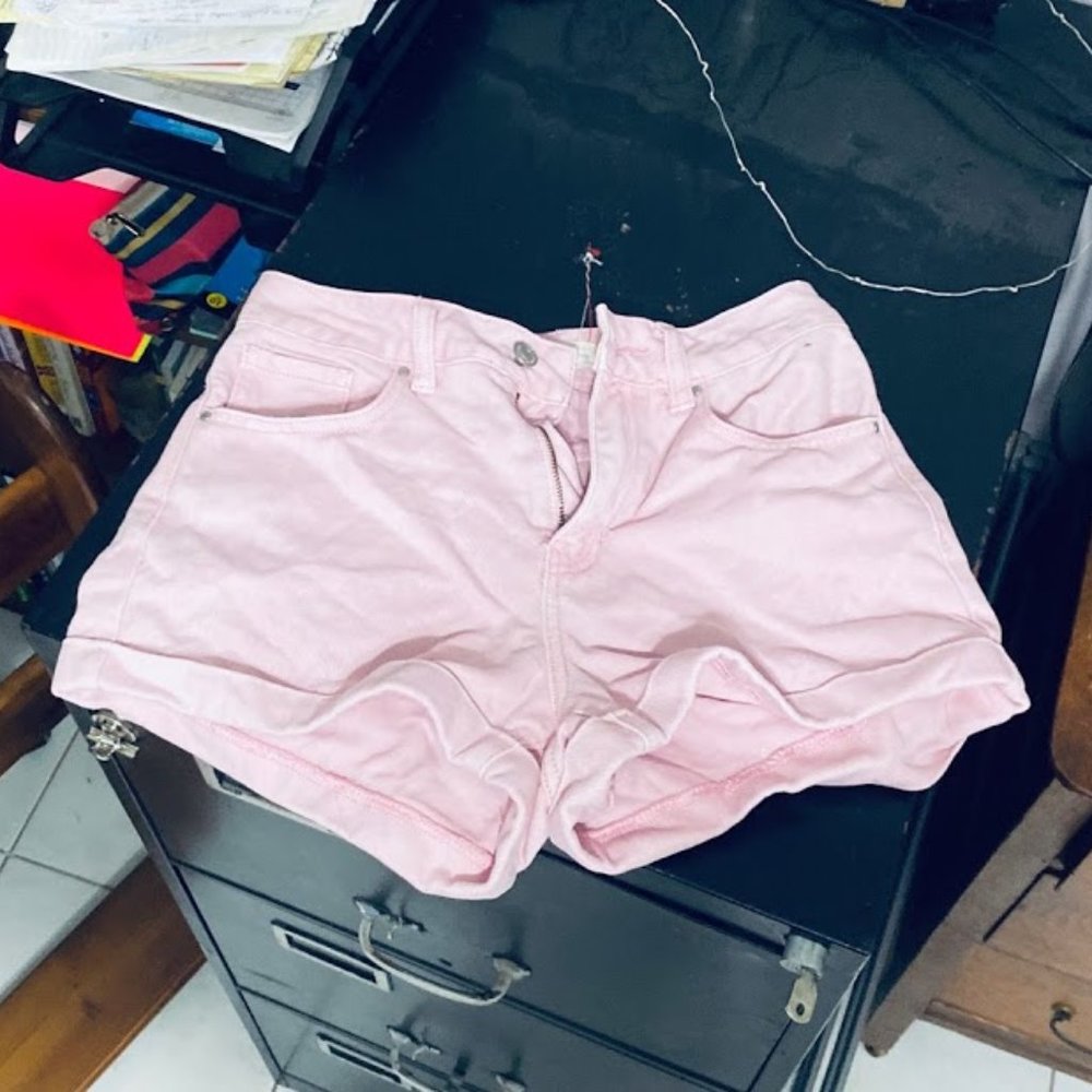 Pacsun High Waist Cuffed Shorts